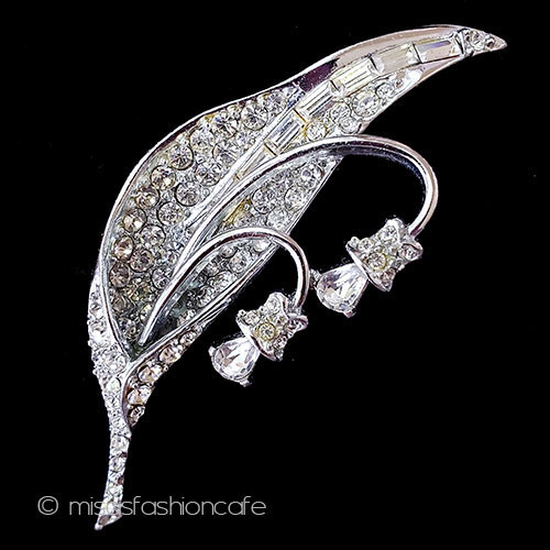 （画像用） ヴィンテージブローチ PELL　鈴蘭のお花