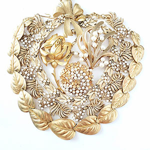 （画像用） コスチュームジュエリー ゴールドトーン