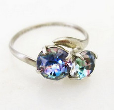 （画像用） Sterling銀製　 アイリス石リング