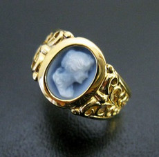 （画像用） カメオ透かし彫り リング