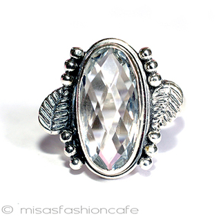 （画像用） 天然ホワイトトパーズ スターリングシルバー925