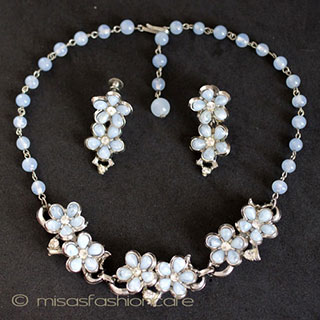 （画像用） Coro コロ　セット ライトブルー・フラワー