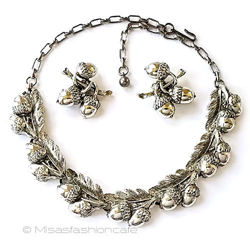 （画像用） ヴィンテージジュエリー どんぐり団栗　セット