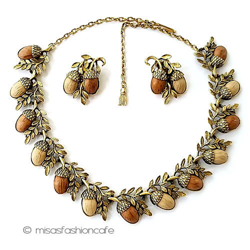 （画像用） アンティークジュエリー 団栗どんぐり　セット