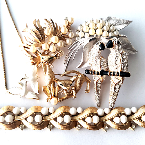 （画像用） コスチュームジュエリー ラインストーン＆ビーズ