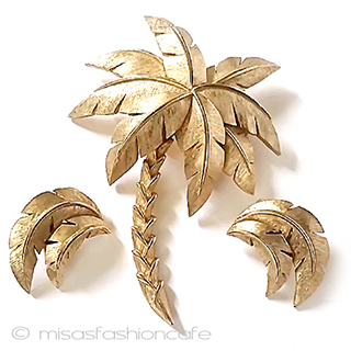 （画像用） Trifari　 トリファリ ココナッツ・ヤシの木