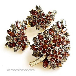 （画像用） Trifari　 トリファリ クリスタル　セット