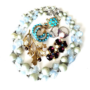 （画像用） コスチュームジュエリー カラーグラスSET