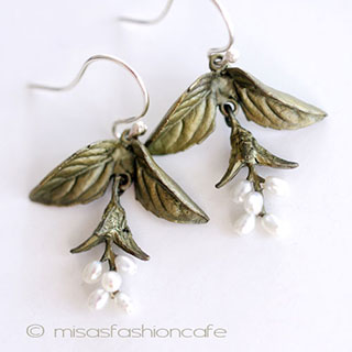 （画像用） マイケルミショー　バジル ピアスorクリップ 再販