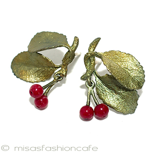 （画像用） Michaud ピアス チェリー