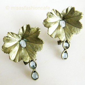 （画像用） Michaud ピアス　再販！ ブルートパーズの雫