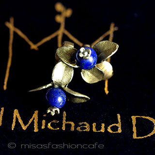 （画像用） マイケルミショー再販！ ブルーベリーイヤリング