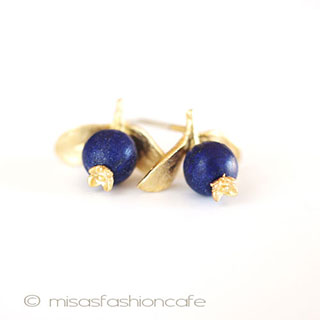 （画像用） マイケルミショー・ピアス 24Kgpブルーベリー再販