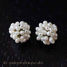 （画像用） Michaud 真珠 ピアス　 たんぽぽ　再販！