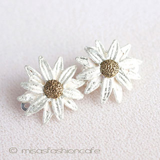 （画像用） Michaud イヤリング デイジーの花　再販