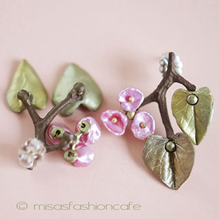 （画像用） マイケルミショー　再販！ ケシパール真珠ピアス