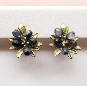 （画像用） マイケルミショー イヤリング 天然石・藤の花