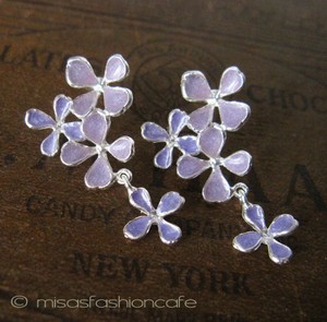 （画像用） マイケルミショー ピアス 銀製　スターリングシルバー