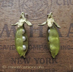 （画像用） マイケルミショー ピアス 真珠えんどう豆　再販