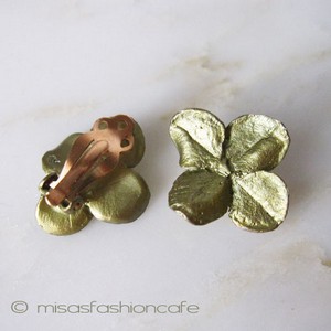 （画像用） マイケルミショー イヤリング 　幸運のクローバー