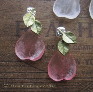 （画像用） マイケルミショー ピアス 　ローズの花びら　再販！