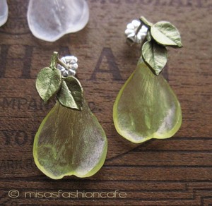 （画像用） マイケルミショー ピアス 　ローズの花びら