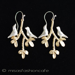 （画像用） マイケルミショー再販 鳥　ピアスorイヤリング