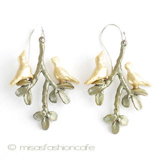 （画像用） マイケルミショー 小鳥と木　ピアス