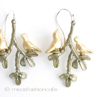 （画像用） マイケルミショー 小鳥と木　ピアス