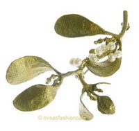 （画像用） マイケルミショーブローチ 真珠のヤドリギ　再販！