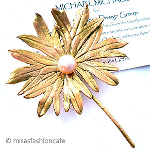 （画像用） マイケルミショー　 真珠　ゼラニウムの花