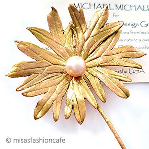 （画像用） マイケルミショー　 真珠　ゼラニウムの花