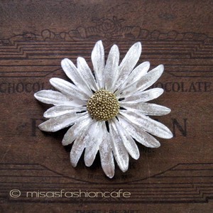 （画像用） マイケルミショー ブローチ ホワイトゴールド再販