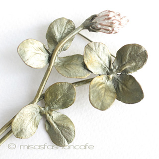 （画像用） マイケルミショーブローチ 幸運のクローバー再販！