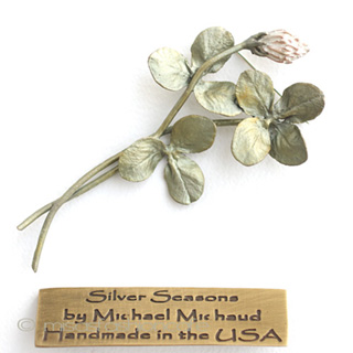 （画像用） マイケルミショーブローチ 幸運のクローバー再販！