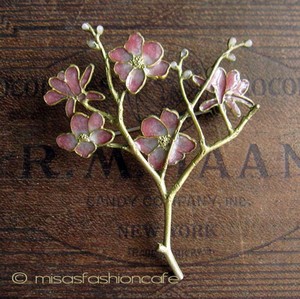 （画像用） マイケルミショー ブローチ 　モクレン・マグノリア