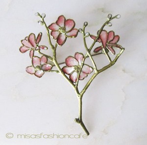 （画像用） マイケルミショー ブローチ 　モクレン・マグノリア