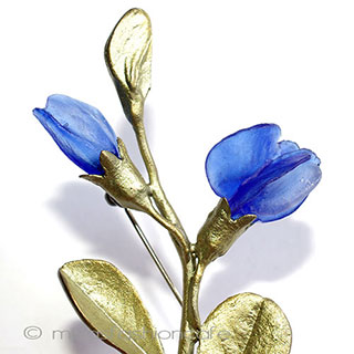 （画像用） マイケルミショー　再販 アートガラスの花