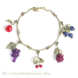 （画像用） Ｍｉｃｈａｕｄ　ブレスレット 天然石　フルーツ