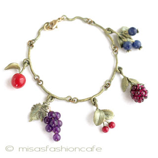 （画像用） Ｍｉｃｈａｕｄ　ブレスレット 天然石　フルーツ