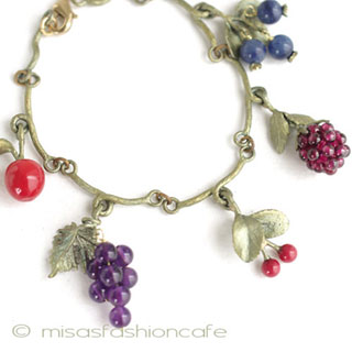 （画像用） Ｍｉｃｈａｕｄ　ブレスレット 天然石　フルーツ