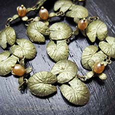 （画像用） Michaud ブレスレット 　真珠 睡蓮の花