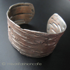 （画像用） Michaud バングル シルバー　白樺の木