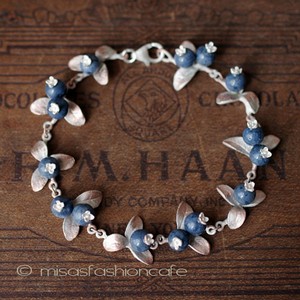 （画像用） マイケルミショー ブレスレット Sterling ブルーベリー