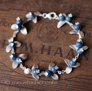 （画像用） マイケルミショー ブレスレット Sterling ブルーベリー