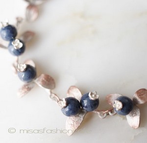 （画像用） マイケルミショー ブレスレット Sterling ブルーベリー