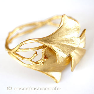 （画像用） マイケルミショー　再販！ 24Kgp　イチョウの葉　