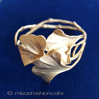 （画像用） マイケルミショー　再販！ 24Kgp　イチョウの葉　