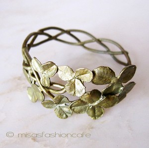 （画像用） マイケルミショー　再販！ 幸運のクローバーバングル