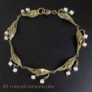 （画像用） Michaud ブレスレット 　真珠のすずらん